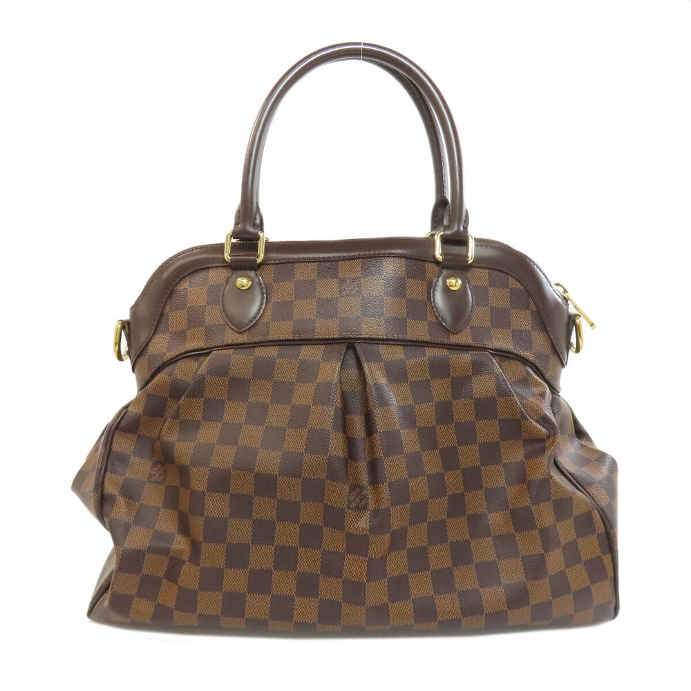 Louis Vuitton Damier Bag Canvas Trevi Tote Brown
